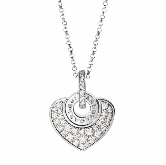 BGL-351843-CL857567 dense stone movable full diamond peach heart-shaped pendant