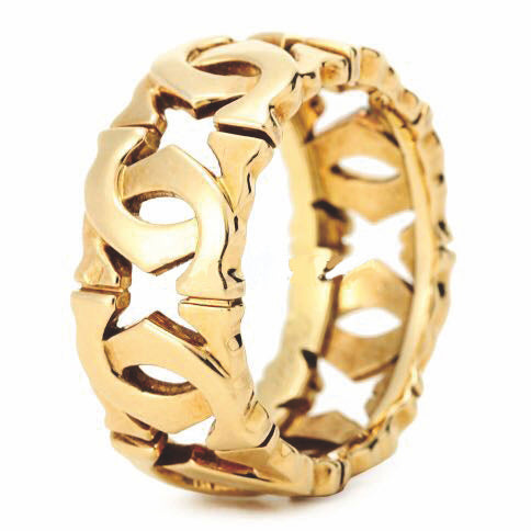 KDY-K7583225 Asian word mixed LOGO ring