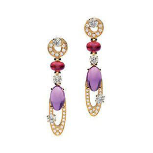 BGL-OR133534 Oval long earrings