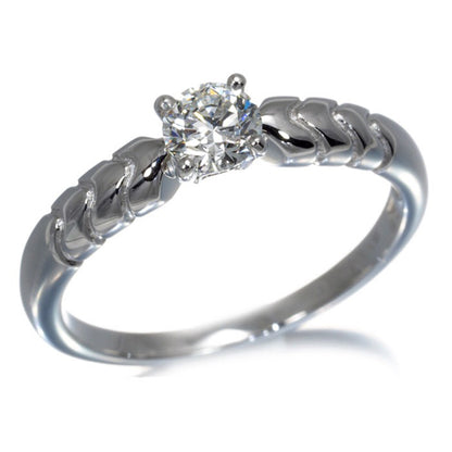 BGL-AN856852蛇纹光金臂交叉四爪钻戒1ct13#