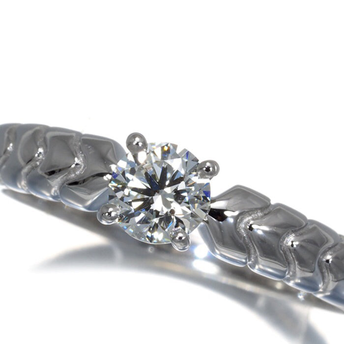 BGL-AN856852蛇纹光金臂交叉四爪钻戒1ct13#