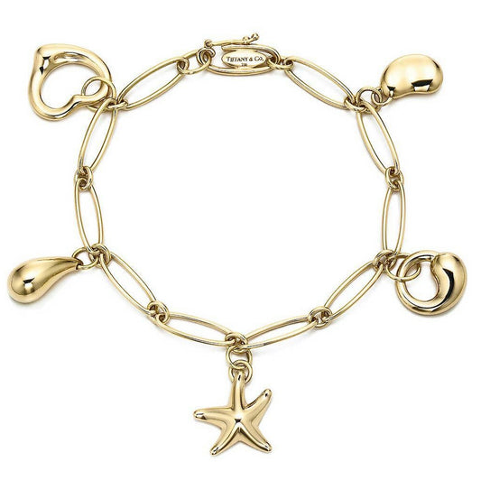 TIF84388748 light gold starfish love water bag beanie bracelet