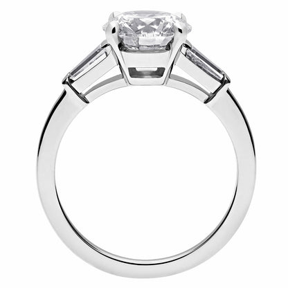 BGL-331636交叉四爪双副石肩款钻戒主石约1ct