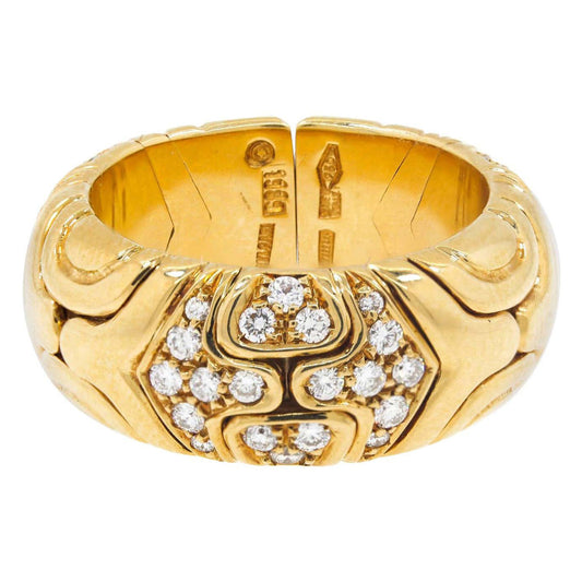 BLG-AN386855 Chinese pattern inlaid diamond bar ring