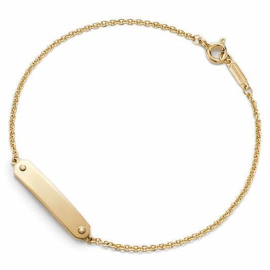 TIF37164313 guest version light gold long bracelet