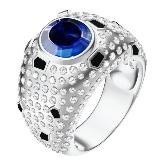 KDY-W4941394 full diamond agate bezel ring