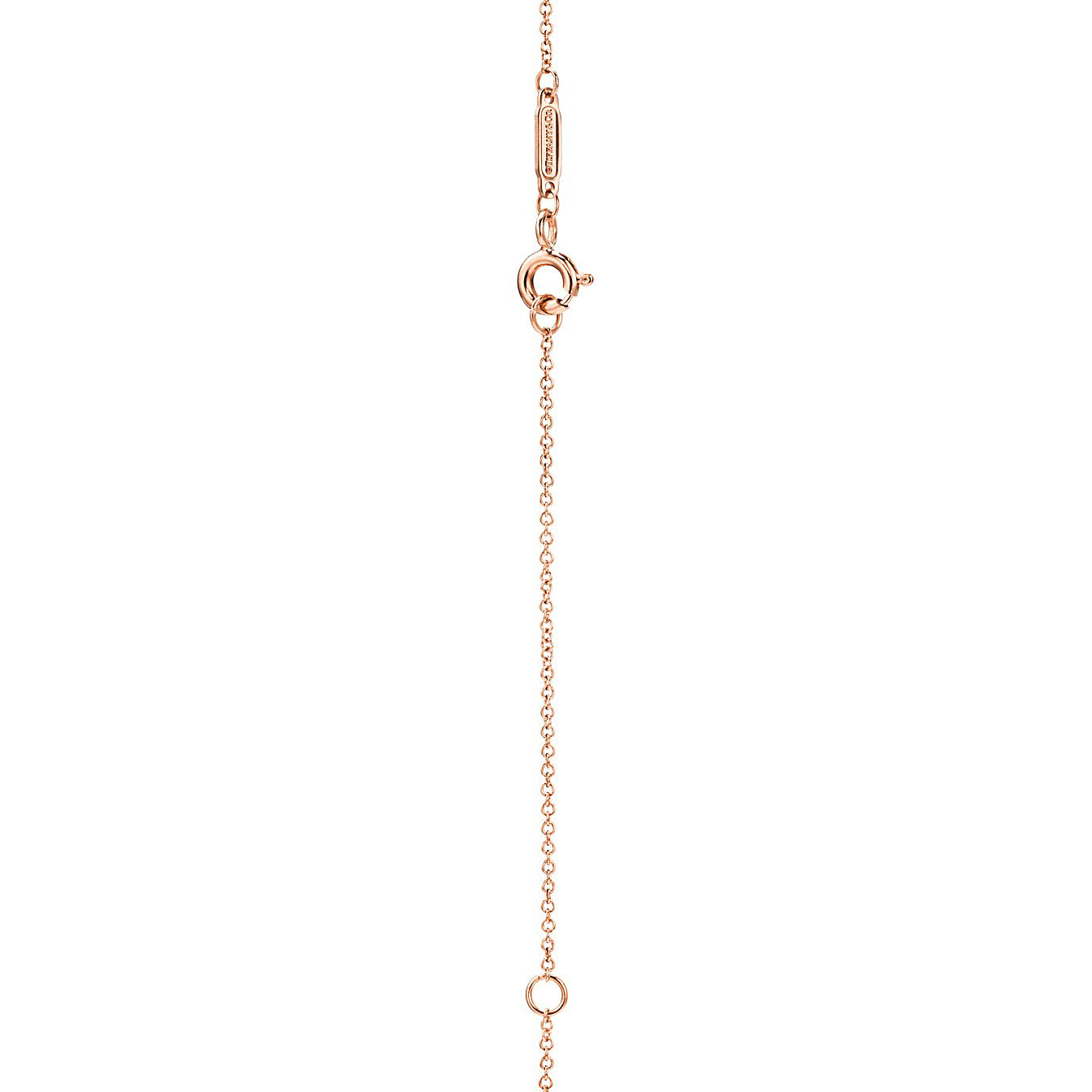 TIF17412742 light gold lock &amp; egg-shaped key pendant