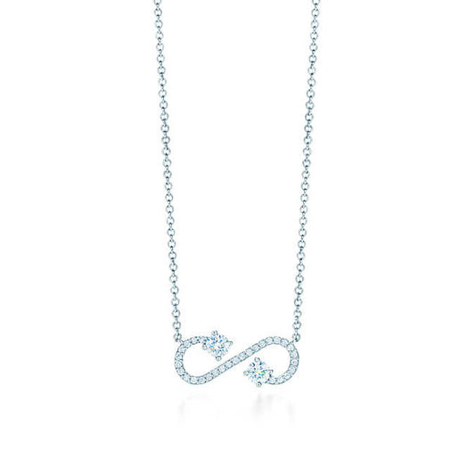 TIF61281095 full diamond S bolt chain pendant