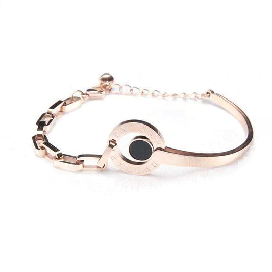 BGL-BR967526 circle egg-shaped chain bracelet