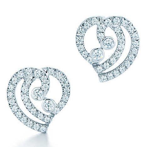 TIF11637817 diamond-shaped peach-shaped earrings