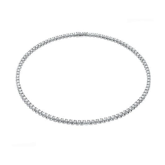 BGL-328610-CL850565 four prong set necklace