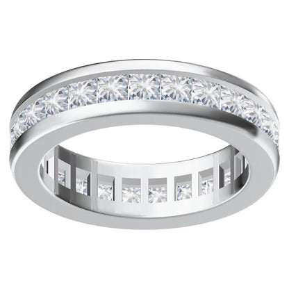 TIF53601907 princess side inlaid ring