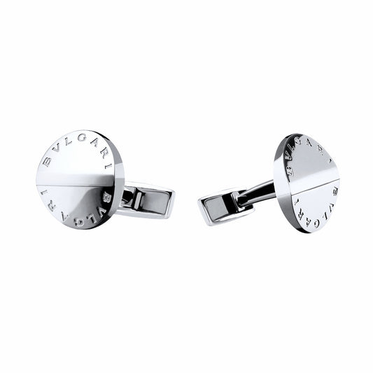 BGL-338978-GM852957 light gold round cufflinks