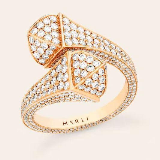 MR-CLEO-R6 full diamond cone ring