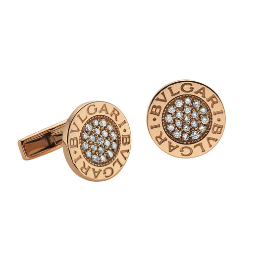 BGL-344430-GM854811 round dense stone cufflinks