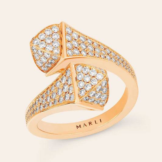 MR-CLEO-R7 full diamond cone ring