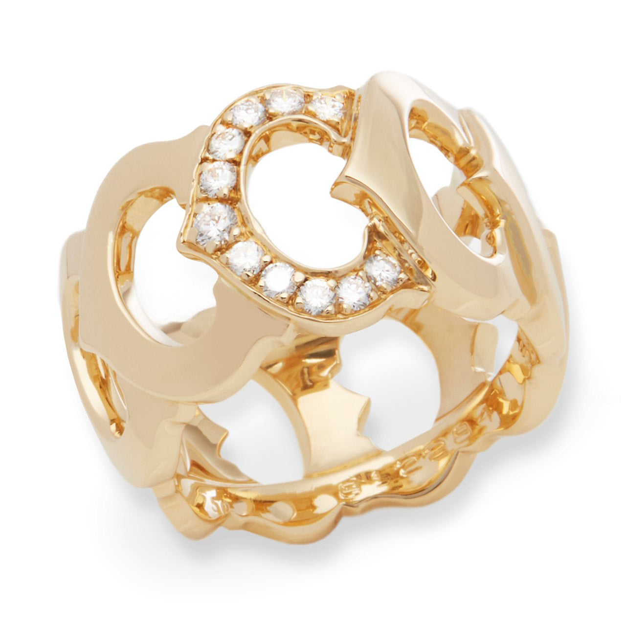KDY-F8300897 letter C all-over ring