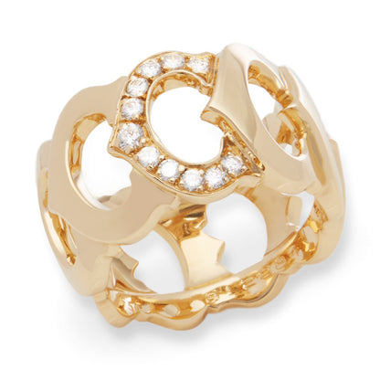 KDY-F8300897 letter C all-over ring