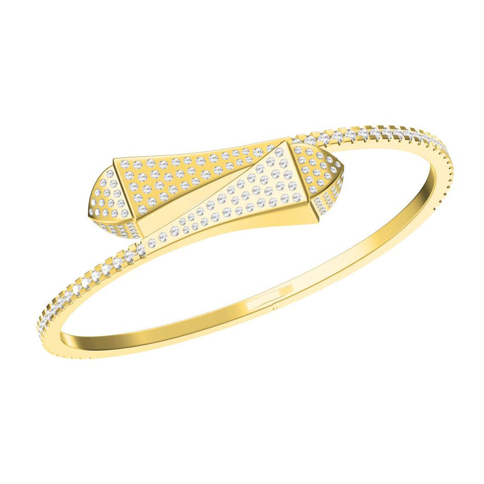 MR-CLEO-B691 full diamond hammer cone bracelet