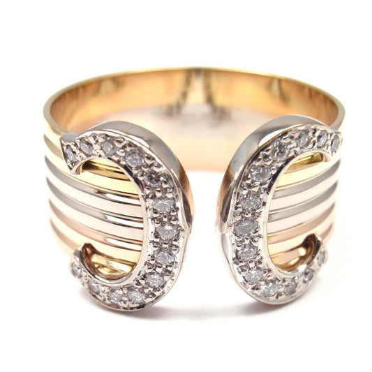 KDY-B7821924 three-color gold double C color separation ring