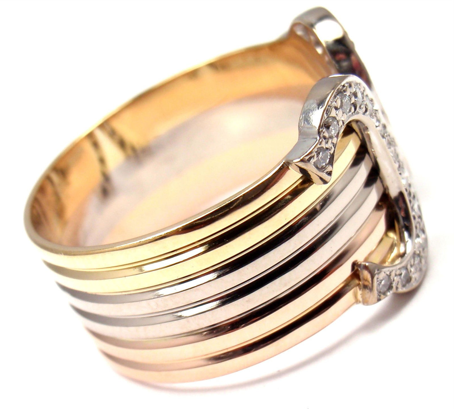 KDY-B7821924 three-color gold double C color separation ring