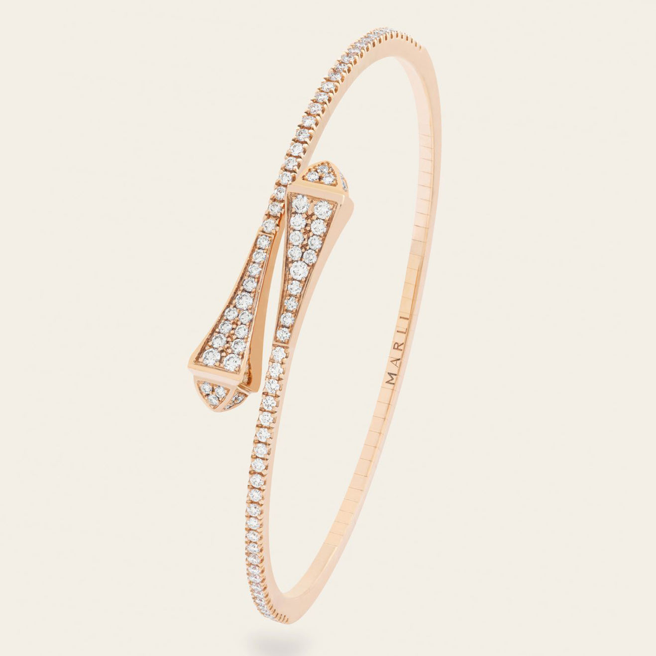MR-CLEO-B10 full diamond hammer bracelet