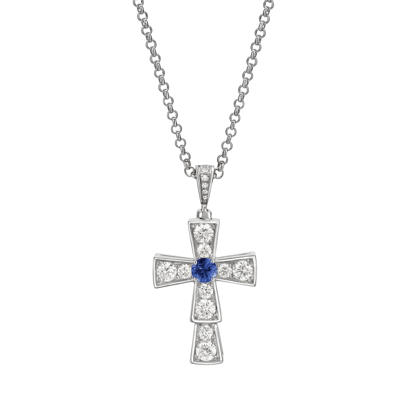 BGL-CL858122-354039 full diamond cross pendant