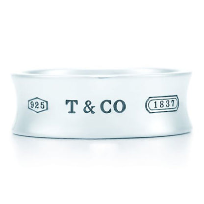TIF837324851837系列光金字母中号戒11#