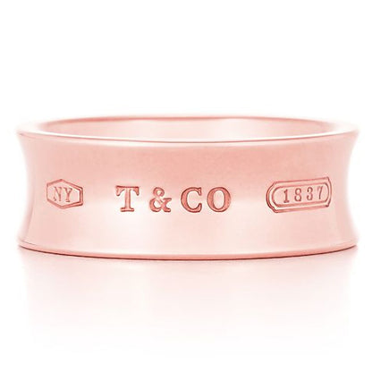 TIF837324851837系列光金字母中号戒11#