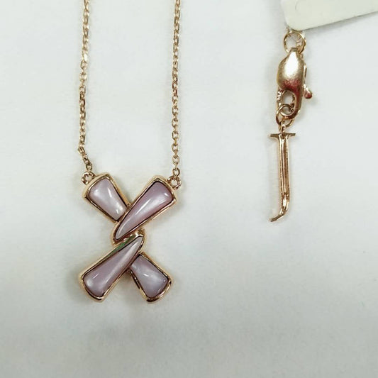 SM-402045 Cross Agate Chain Pendant