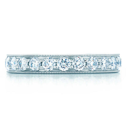 TIF7791066 dewdrop edge prong set diamond ring