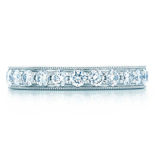 TIF7791066 dewdrop edge prong set diamond ring