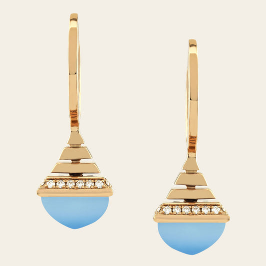 MR-CLEO-E31, pointed cone series earrings