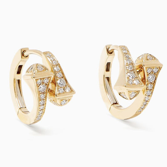 MR-CLEO-E21 hammer earrings, tapered series earrings
