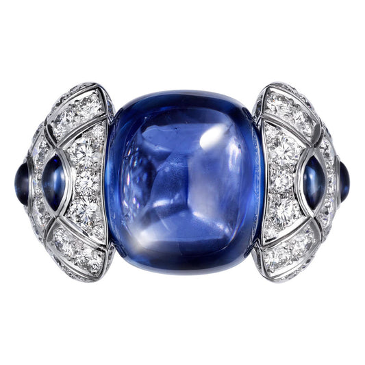 KDY-H4268700 wide arm ring with colored gemstones