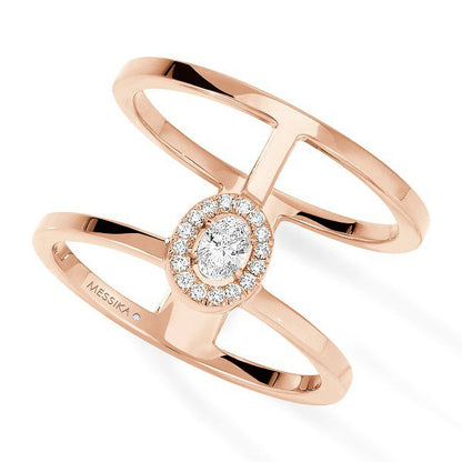 MSK-06173 double ring light gold ring