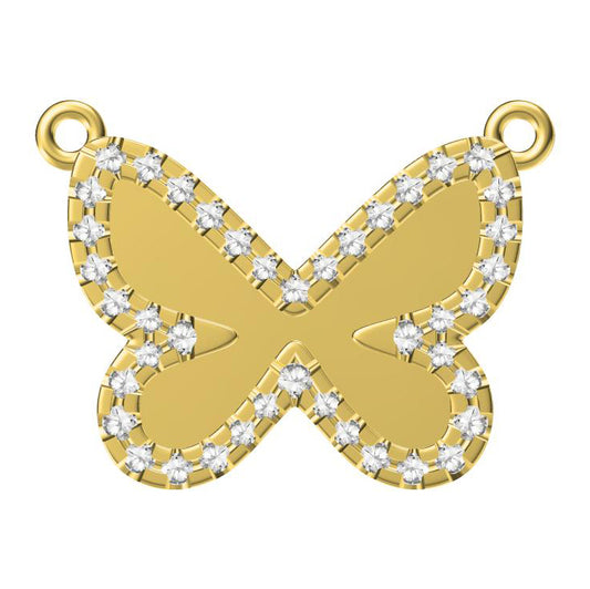 MSK-8674 butterfly pendant, butterfly