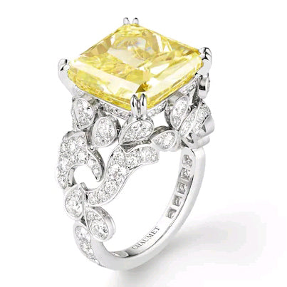 SM-148874 Double Four Claw Yellow Diamond