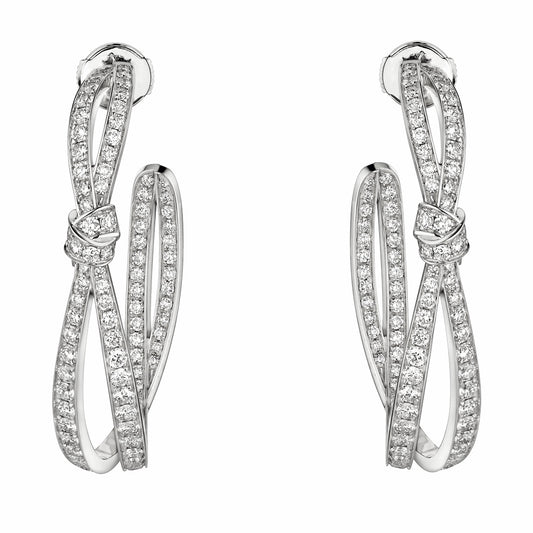 SM-083224 full diamond cross earrings