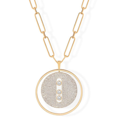MSK-10127-YG activity full diamond pendant