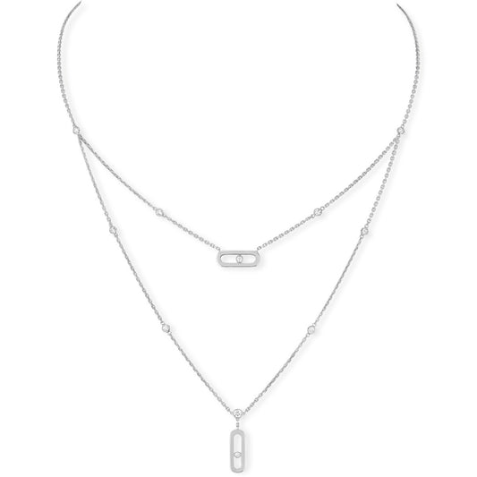 MSK-08852 movable light bolt chain gold necklace bag barrel