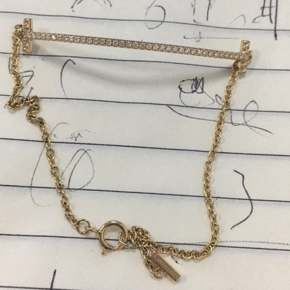 TIF89629351 large smile T-shaped diamond bracelet guest version