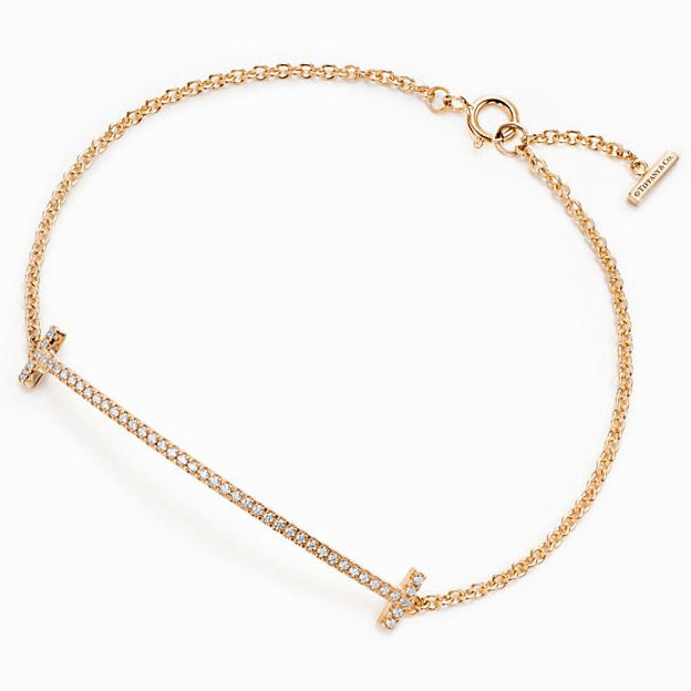 TIF60150751 small smile T-shaped diamond bracelet customer version