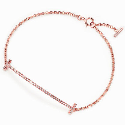 TIF60150751 small smile T-shaped diamond bracelet customer version
