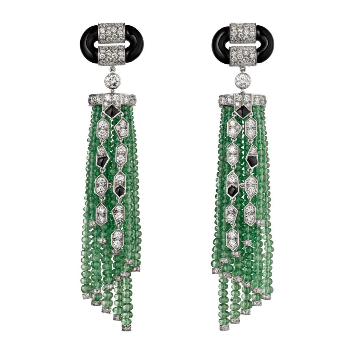 KDY-HP800963 leopard print tassel long earrings