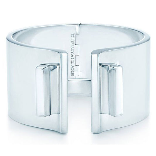 TIF59629238 Light gold wide version cuff bracelet 18#