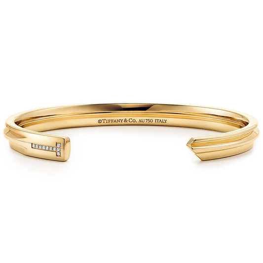 TIF76379743 Diamond T-shaped key opening bracelet 16.5#