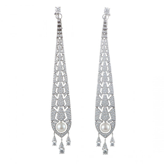 KDY-HP800569 Pearl long earrings