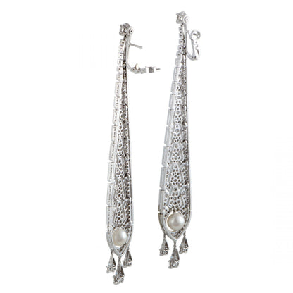 KDY-HP800569 Pearl long earrings