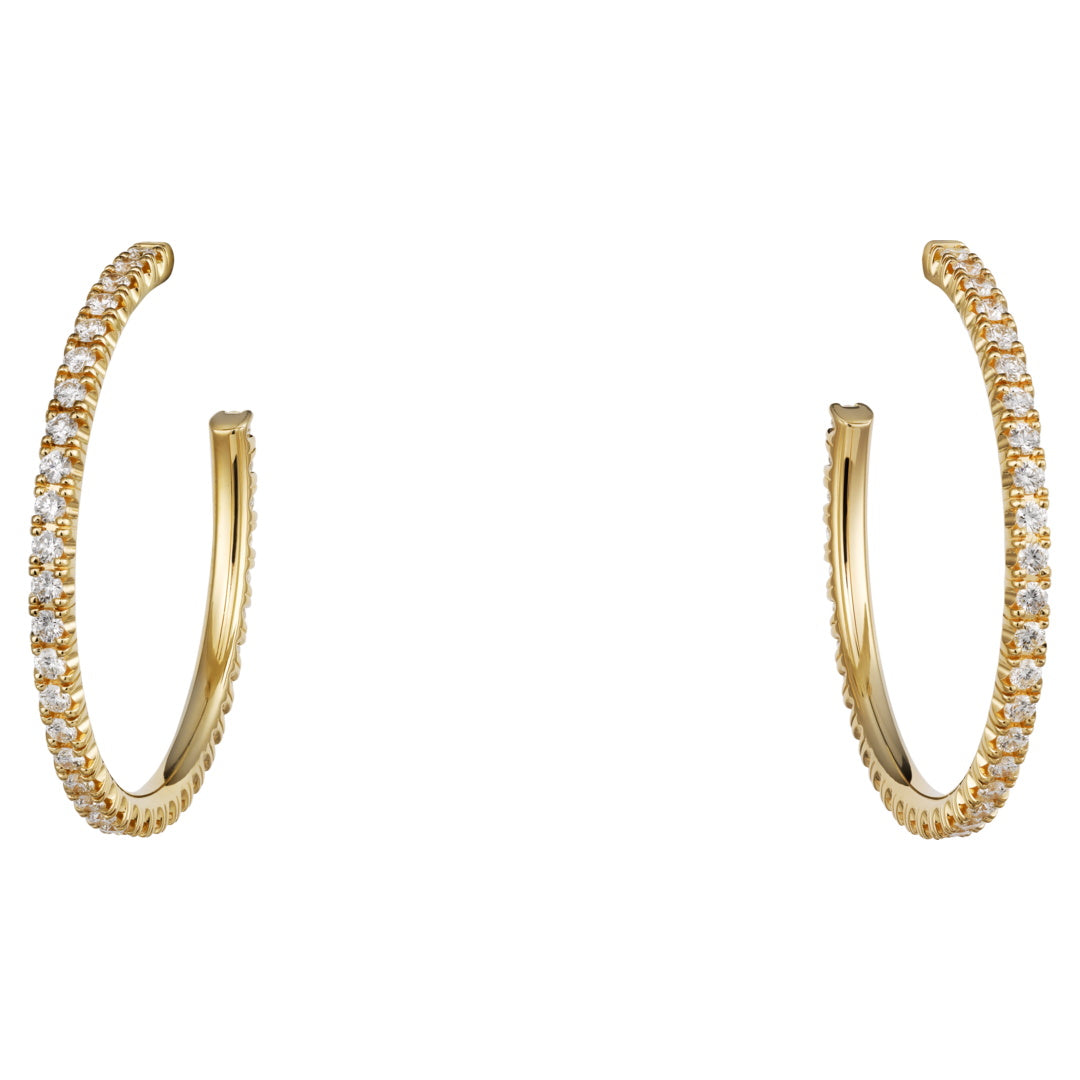 KDY-B8301227C-shaped hoop earrings